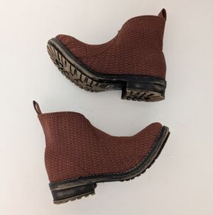 Charleston Shoe Co. Upper Monterey Ankle Boots Women's Size 7 Coco Brown